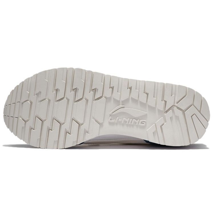 Li-Ning Wind Rider Non-Slip Shock Absorbing Durable Low-Top Sports Casual Shoes Men Sneakers White Blue AGCR195-13