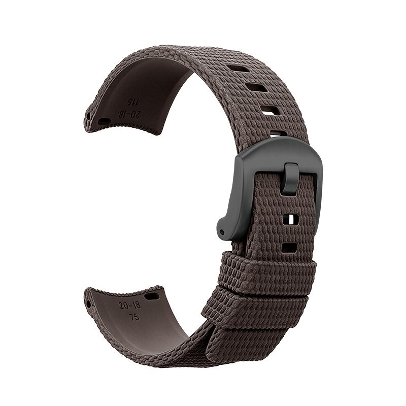 Quick-release elbow with curved fluororubber Watch strap for Tudor White Panda BLACK BAY Chronograph Monster Gold Eye M79360