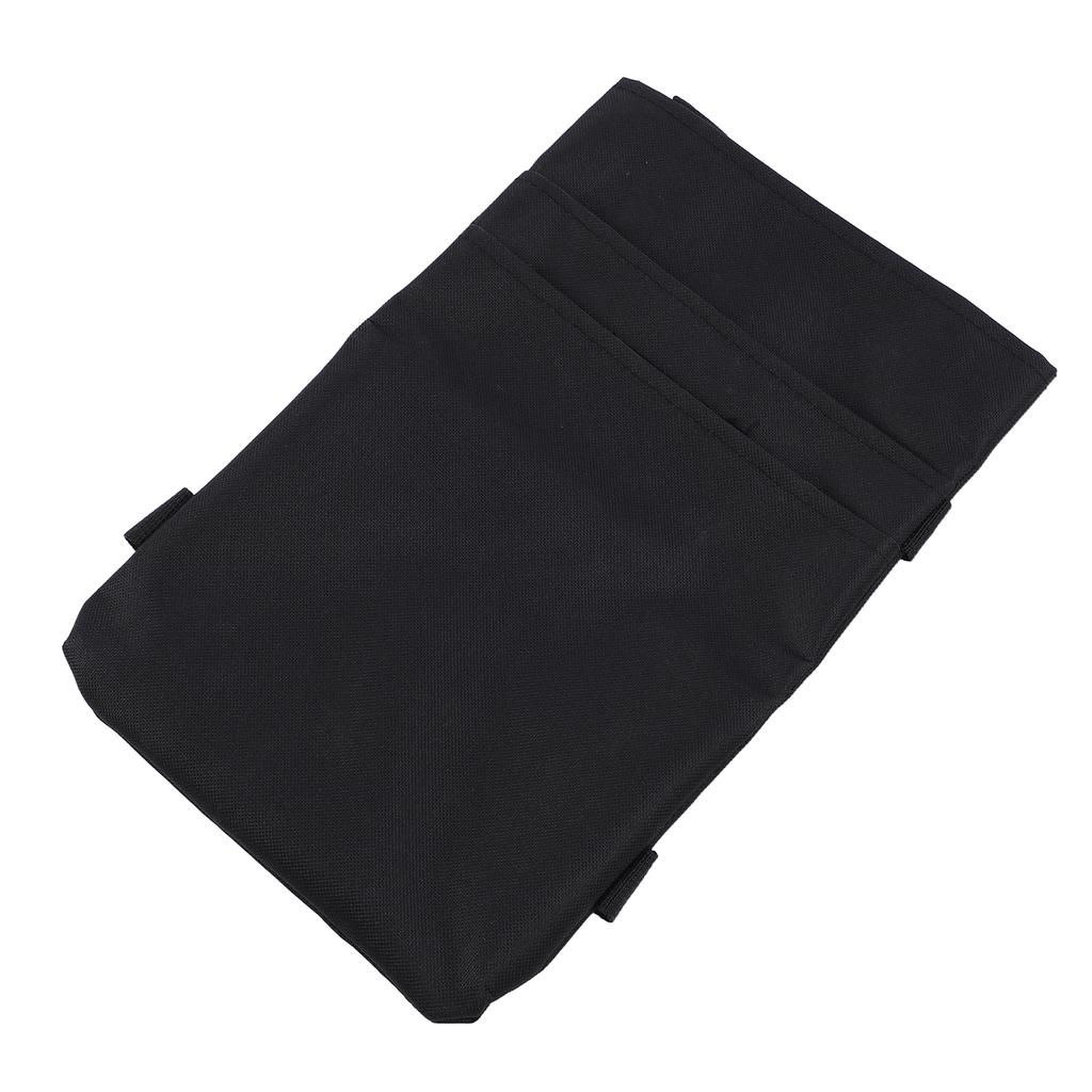 Kryckväska Oxford Tyg Rem Fästning Multifunktionell Bärbar Kryckficka 7.87x11.81in Svart