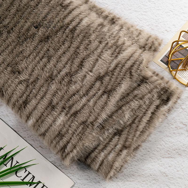 50X160Cm Tkanina Imitacja Futra Norki Nadruk Jelenia Zebry Leoparda Rękodzieło Odzież Torba Lalka DIY Ekologiczna Sztuczna Tkanina Futerkowa