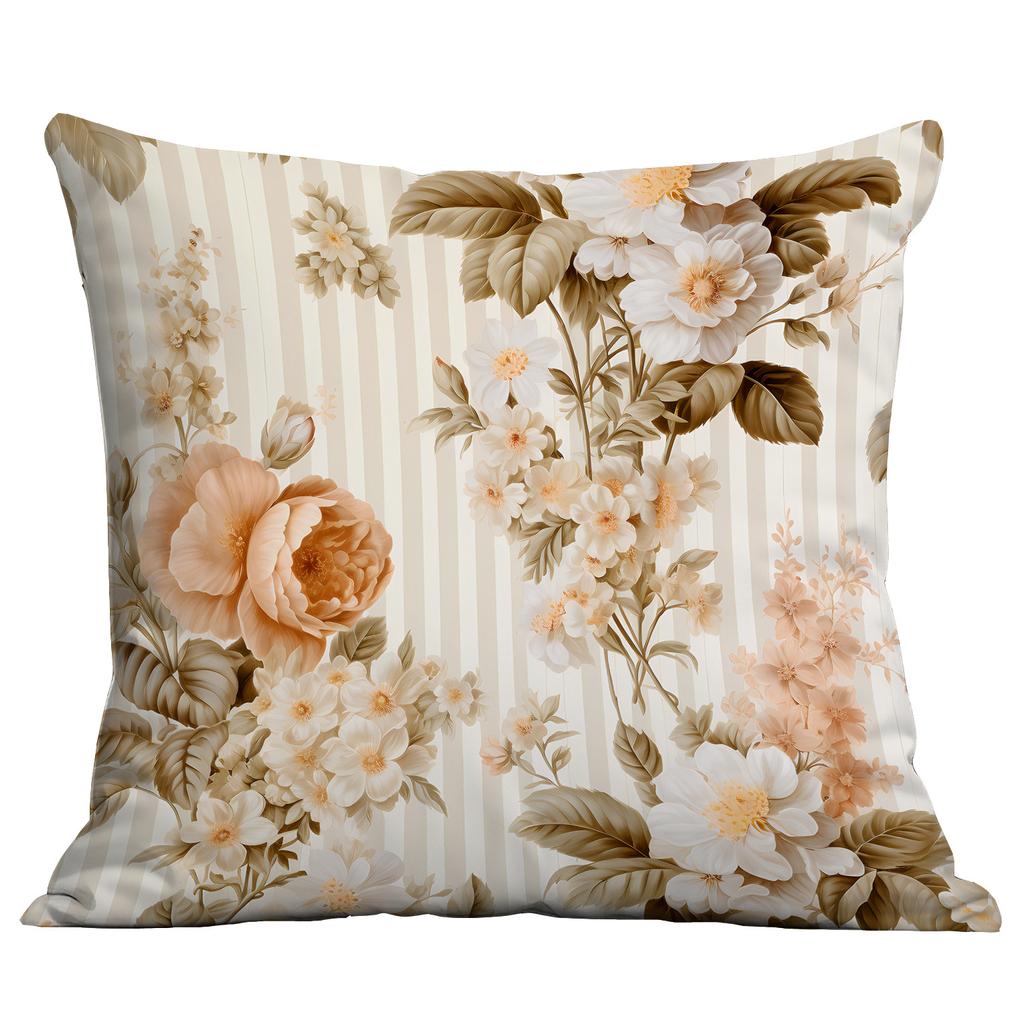 Ny Akvarell Pastoral Blommig Kuddfodral Hem Vardagsrum Soffa Kudde Kuddfodral Premium Hållbar Kvalitet