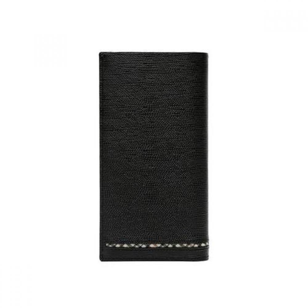 Daks Black Line Check Logo Long Wallet Dbwa0e621