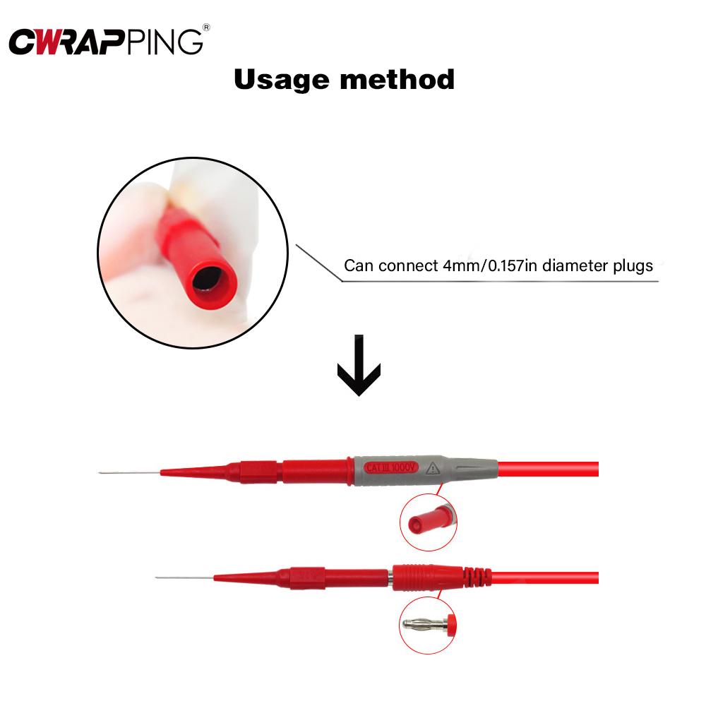 10Pcs 30V Instrumentation Diagnostic Tools Multimeter Test Needle Tip Probe Automotive Tool Accessories for Automotive Kit