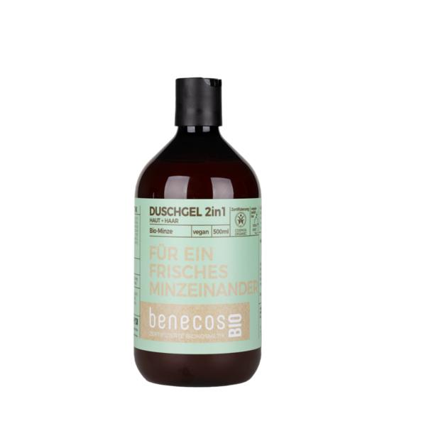 

Benecos Bio 2in1 Mint Skin & Hair Shower Gel 500ml