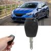 Auto 2-Knopf Schlüsselanhänger Gehäuse Fernbedienungsschlüssel Schale Ersatz mit Schlüsselrohling Passend für Renault 206