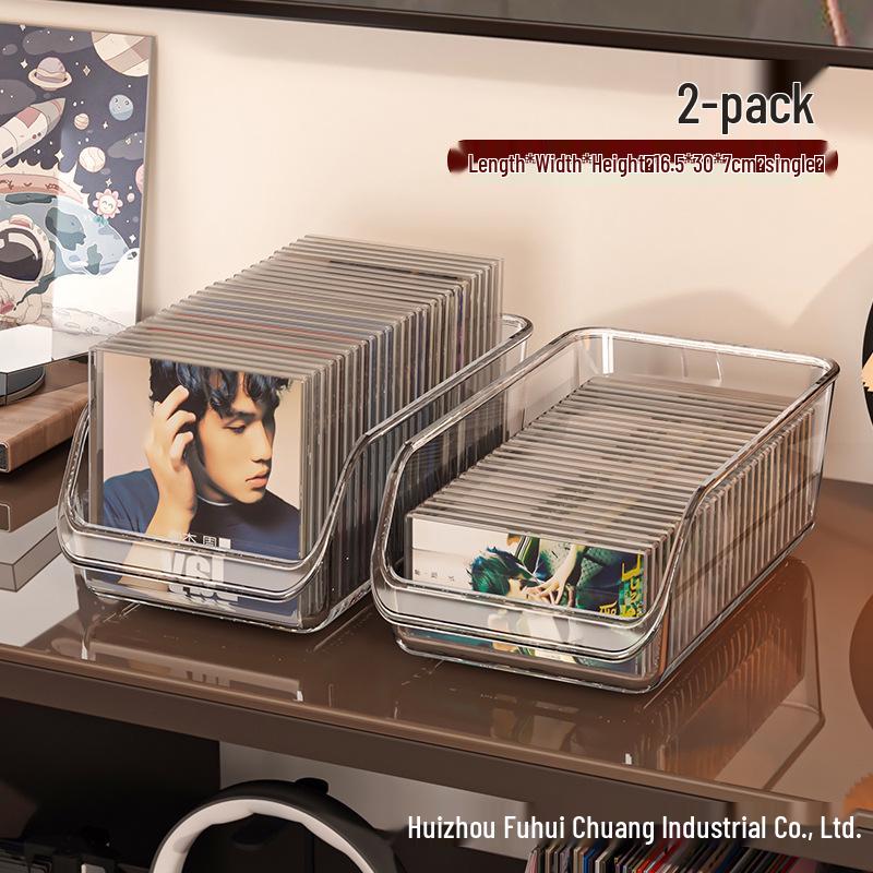 Κουτί Αποθήκευσης CD, Δίσκων Βινυλίου και Κασетών για Γραφείο - Βάση Έκθεσης Άλμπουμ