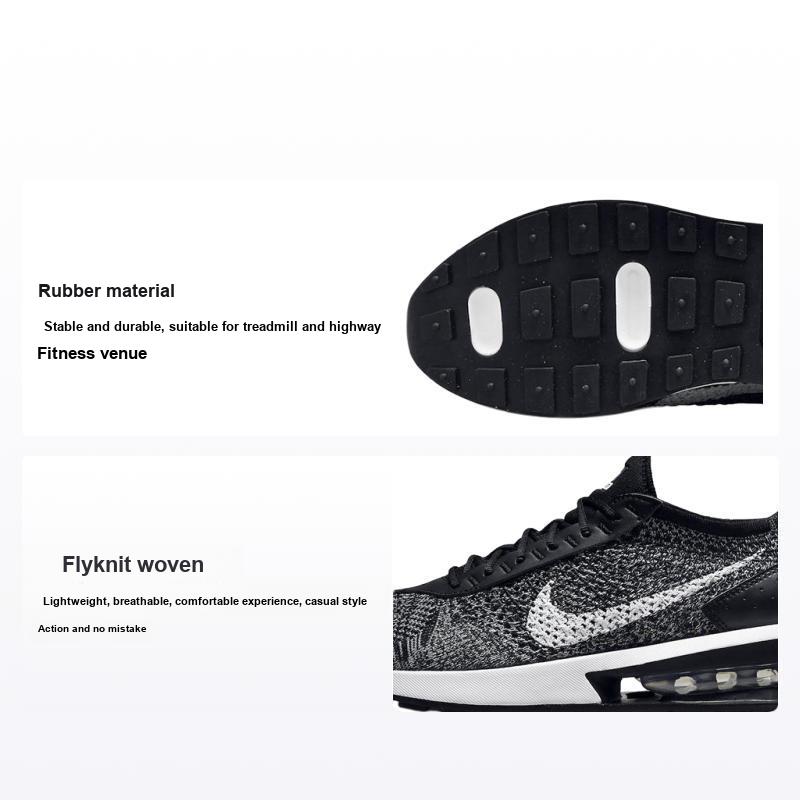 Nike Air Max Flyknit Racer Oreo Dames Sneakers Zwart Wit DM9073-001