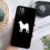 Animal Cute Dog Akita Phone Case For iPhone 16 Pro 11 12 13 14 15 Pro Max Mini XS X XR 7 8 16 Plus Cover Coque