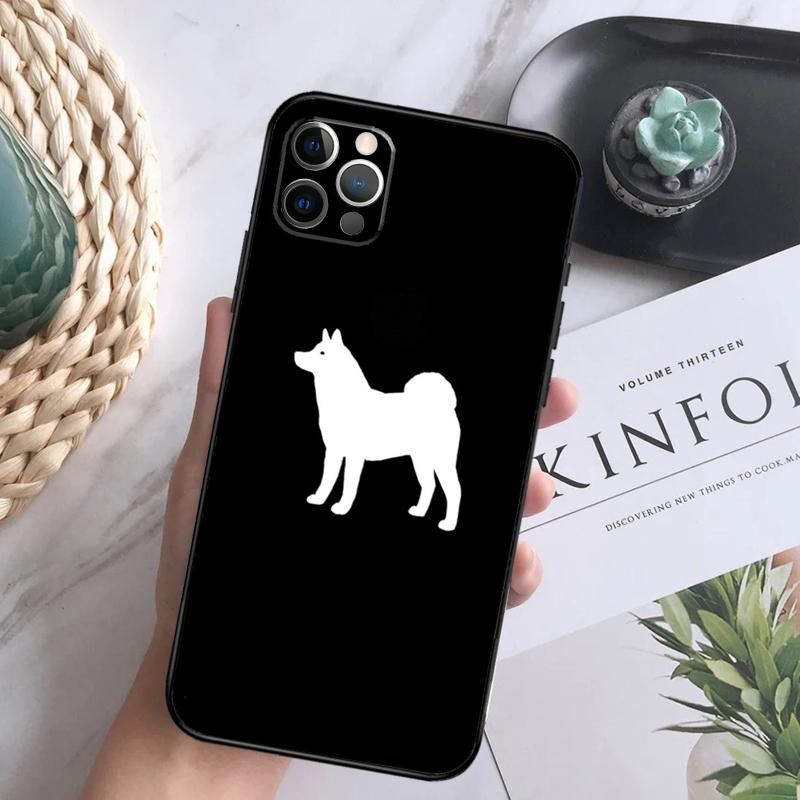 Animal Cute Dog Akita Phone Case For iPhone 16 Pro 11 12 13 14 15 Pro Max Mini XS X XR 7 8 16 Plus Cover Coque