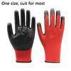 12 Pairs Anti-Skid Work Gloves Crinkled Coating High Grip Gloves  Industrial Use