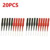 10/20pcs Insulation Piercing Needle Non-destructive Multimeter Test Probes Red/Black 30V Measuring Device For Banana Plug