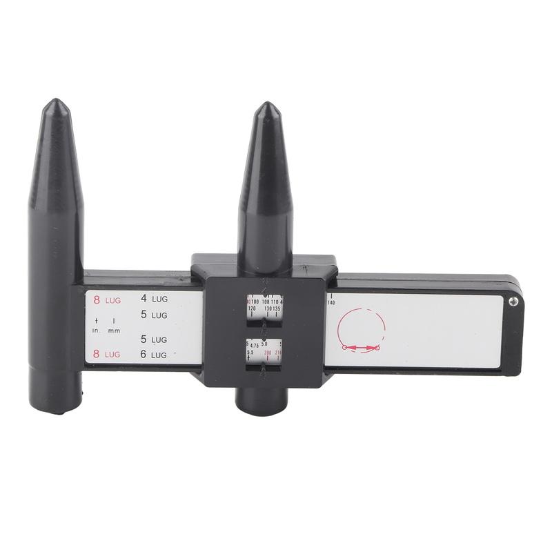 

PCD Gauge Car Wheel Rim Bolt Pattern Sliding Measuring Gauge Tool PCD Ruler 4 5 6 8 Lug Wheel Rim Bolt Pattern Gauge PCD Ruler