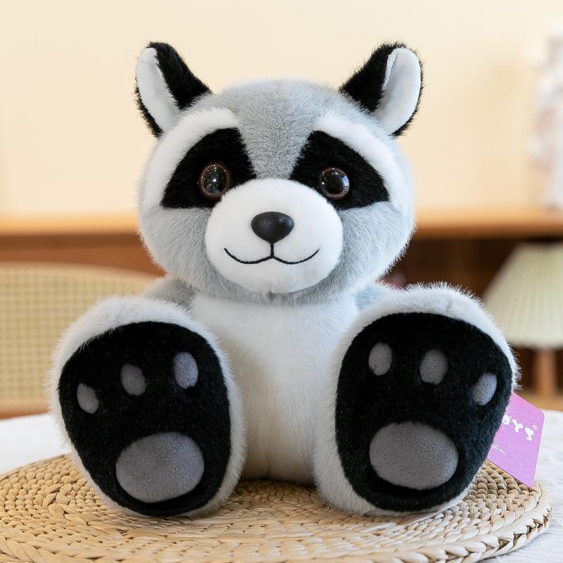 Creative Big Feet Animal Plush Toy Panda Doll Koala Fox Raccoon Doll Children'S Gift Grab Doll