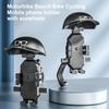 Motorcycle Smartphone Clamp Mount Bracket, Quick Access Designs, Vibration Reduction for Safe Riding Outdoor Enthusiasts