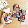 Cute P-Paddington Bear Phone Case For Samsung Galaxy A73,A72,A71,A70,A53,A52,A51,Others Soft Black Cover