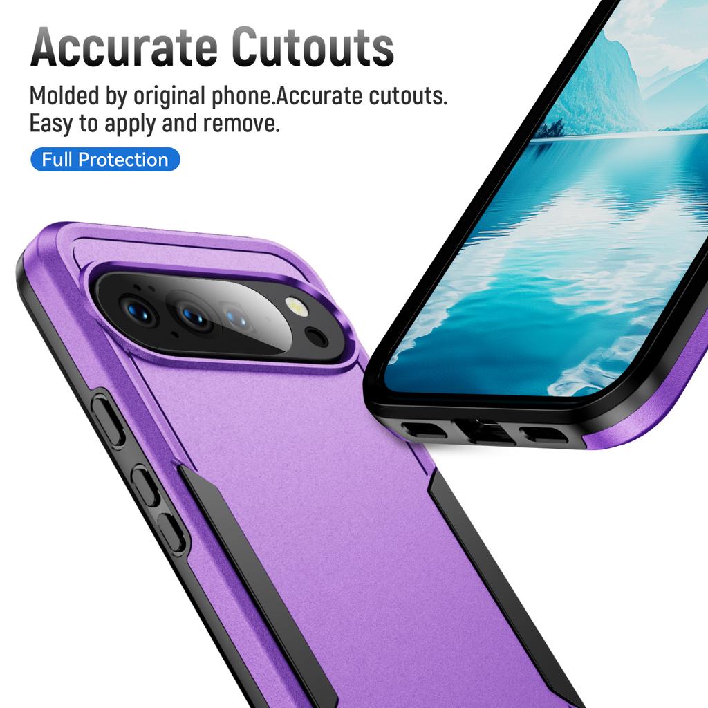 Heavy Duty Rugged Phone Cases for Google Pixel 10 9 Pro XL Shockproof Protective Cover for Pixel 8 7 6 Pro 8A Anti-Drop Case