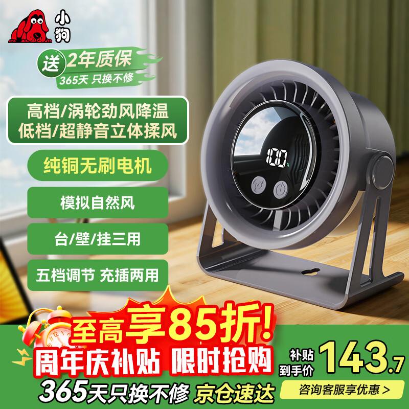 Little Dog Rechargeable Mini USB Desk Fan