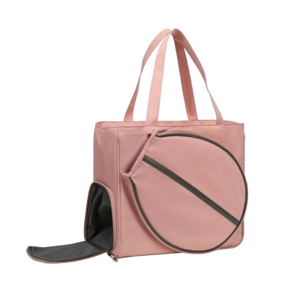 Badminton Bag Zippered Racket with Shoe Compartment Large for Match Day