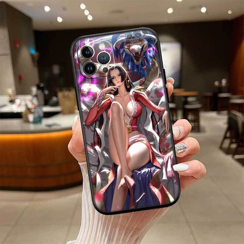 One Piece Boa Hancock Shockproof Phone Case for iPhone 6 6s 7 8 11 12 13 14 15 16 17 16E XS Pro Max XR X SE Air