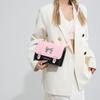 Bow Handbag Spring New Versatile Ins Gentle Texture One-shoulder Crossbody Bag Korean Style Small Square Bag