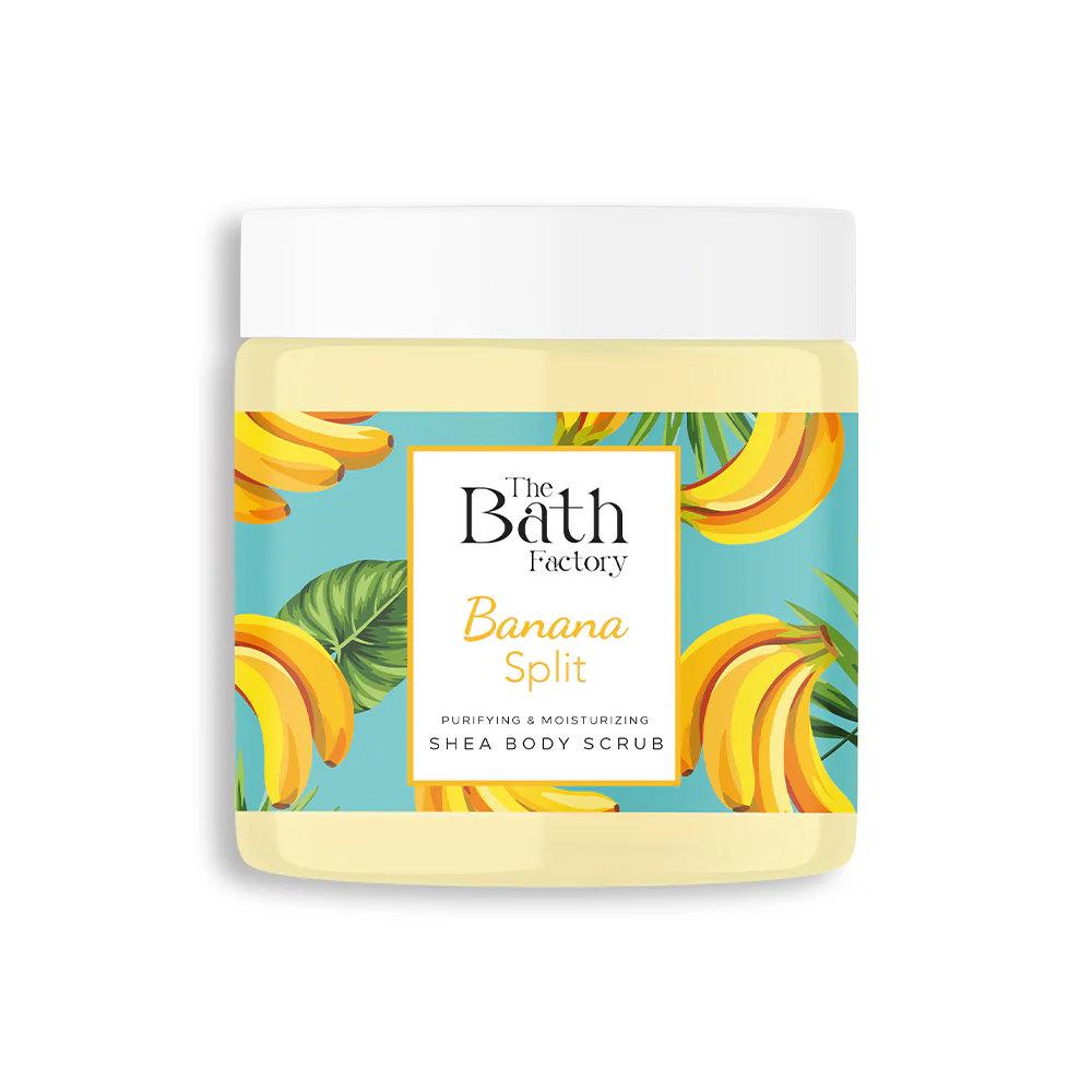 The Bath Factory Banana Split Shea Body Scrub – 300g