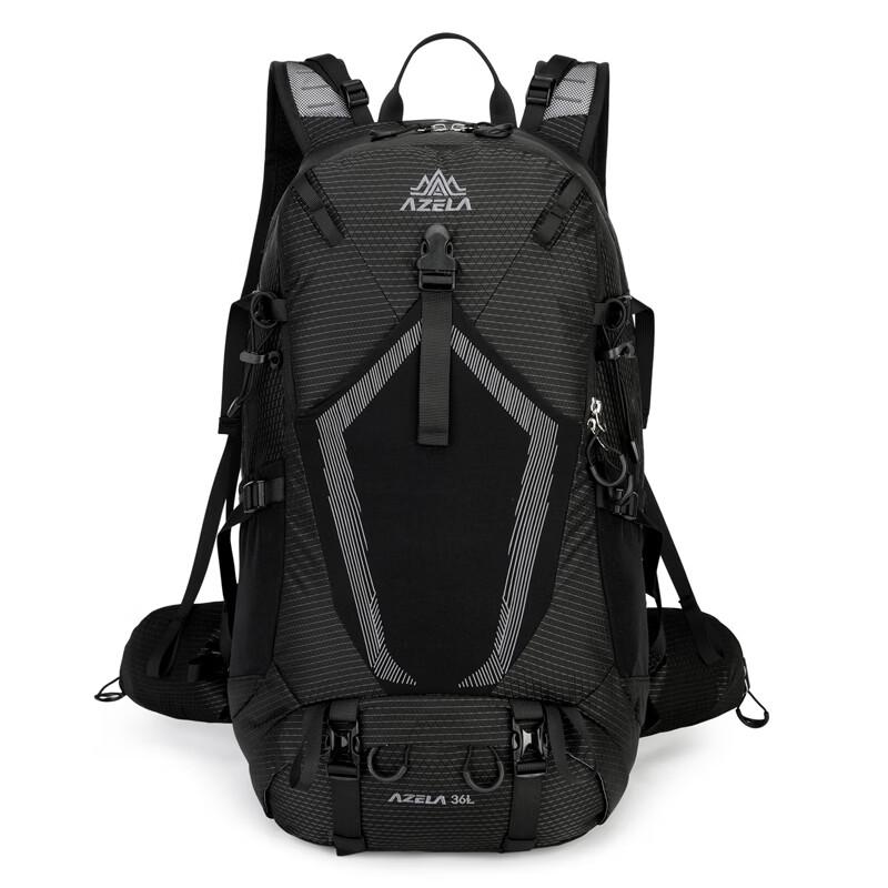 Azela Outdoor Hiking Backpack with Steel Frame Suspension 36L