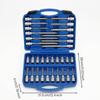 Socket and Set Hard-Shell Portable Tool Case Clamshell for Car Repair