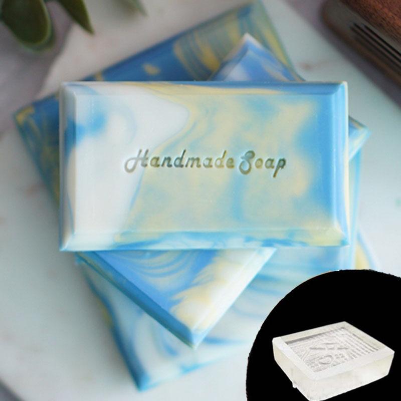 

Transparent Handmade Soap Making Stamp, Natural Soap Chapter, DIY Acrylic Chapters, Customize Tools Accessories