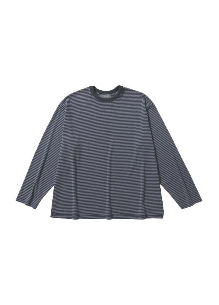 BALLUTE Dusty Stripe Long Sleeve (Grey&Charcoal)