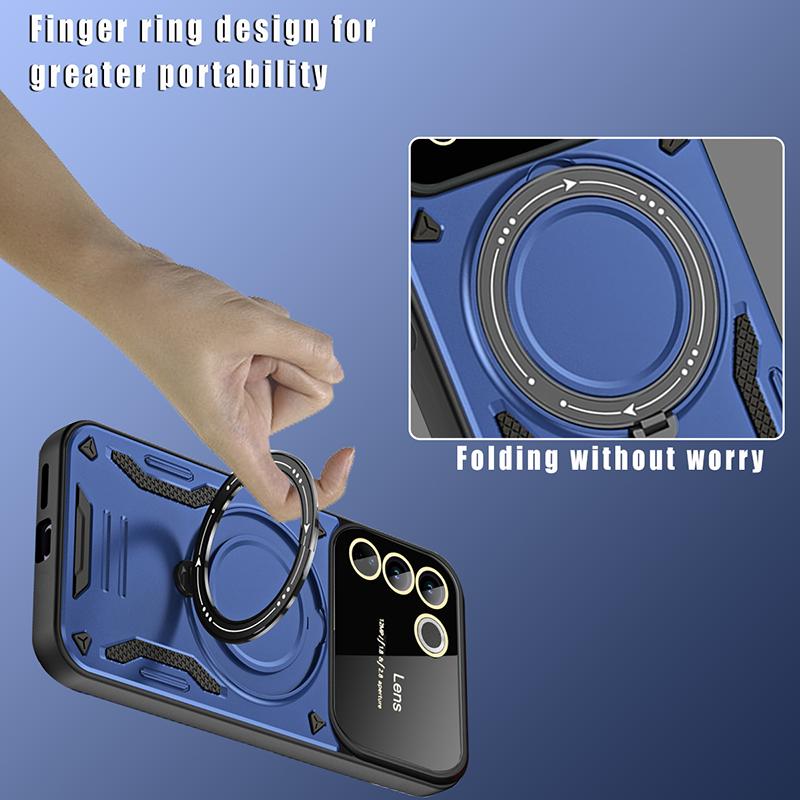 Luxury Magnetic Stand Cases For VIVO Y04 Y16 Y22 Y22S Y29 Y35 Y36 Y39 Armor Shockproof Soft Bumpers Hard Anti-Fall Cover Capa
