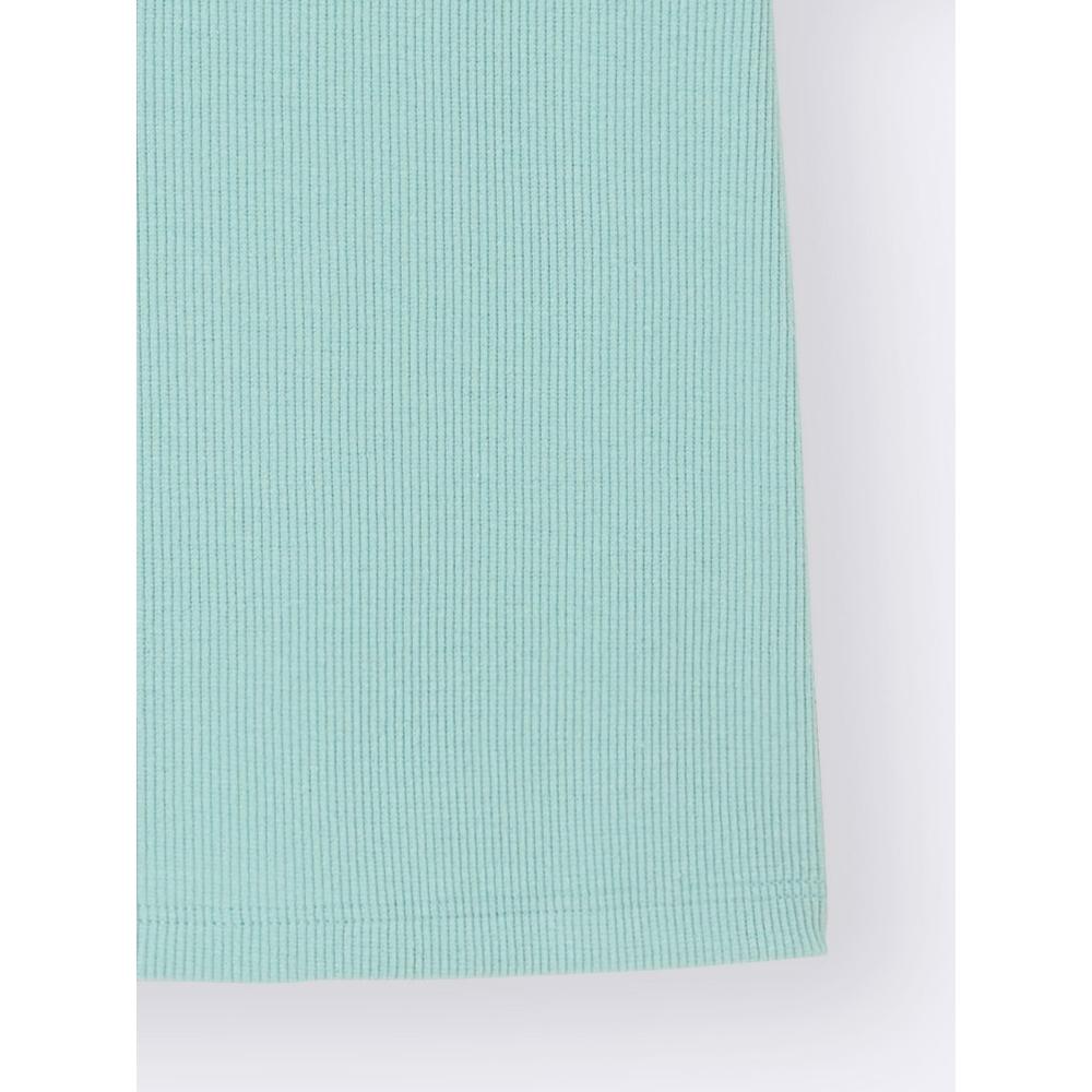 GU by Uniqlo Girls Rib Crop Logo T Jr