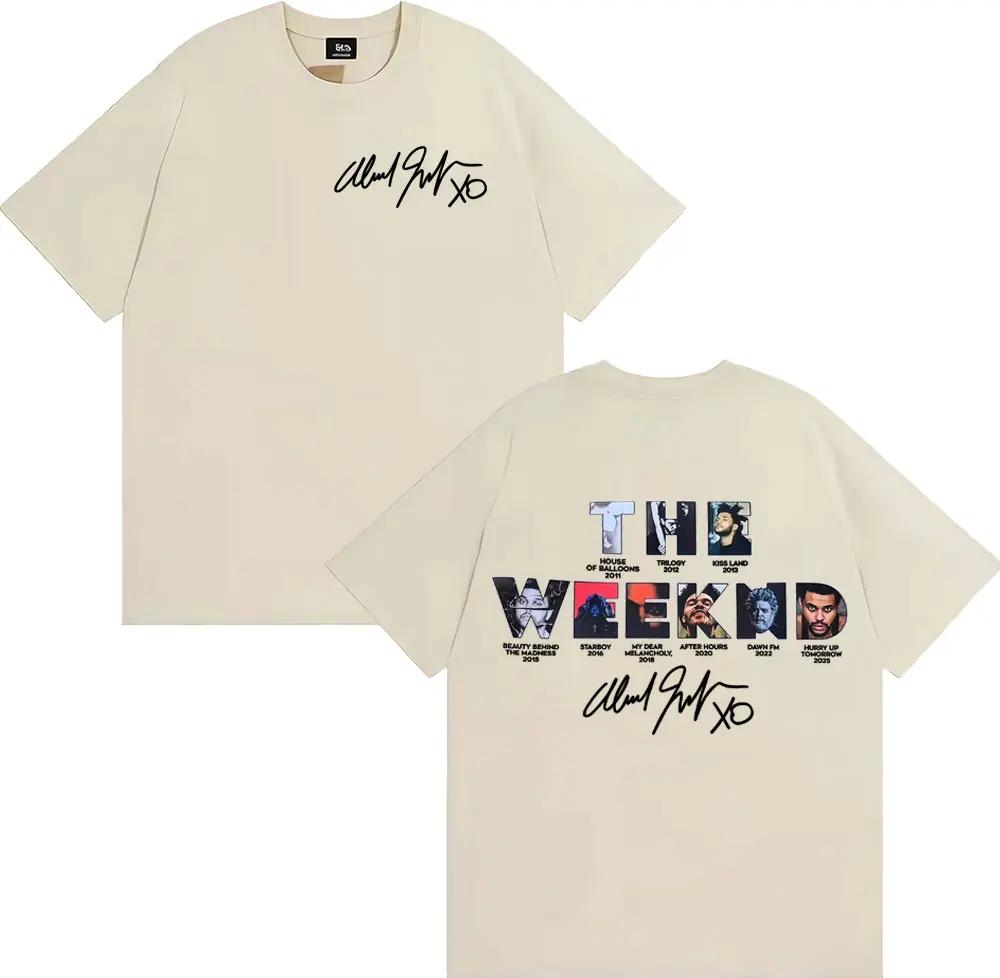 

The Weeknd Hurry Up Tomorrow Album Cover 2025 T Shirt Men s Clothing High Street Short Sleeve T-shirt Unisex -shirts 4XL