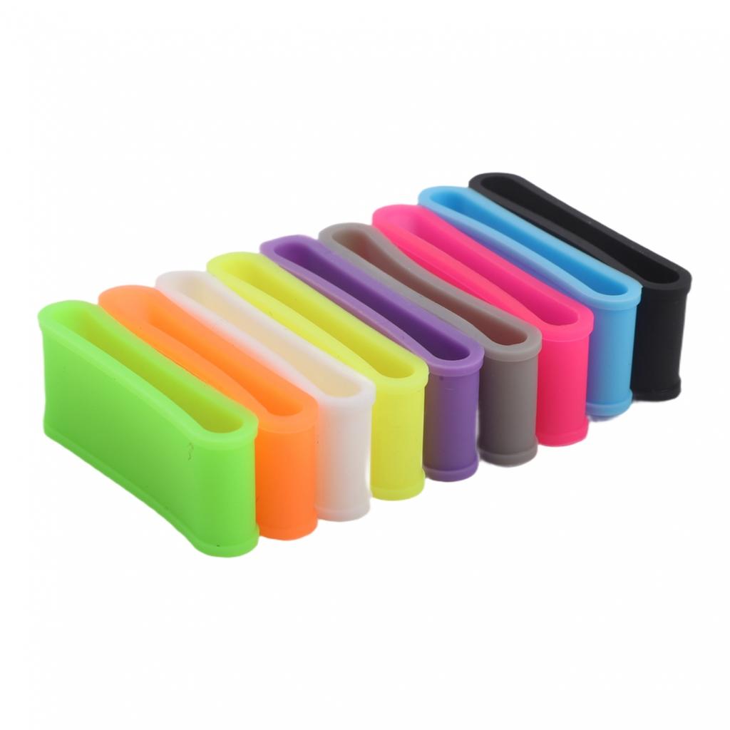Set of 9 Silicone Grip Bands for Pickleball Paddle and Tennis Racket Handles