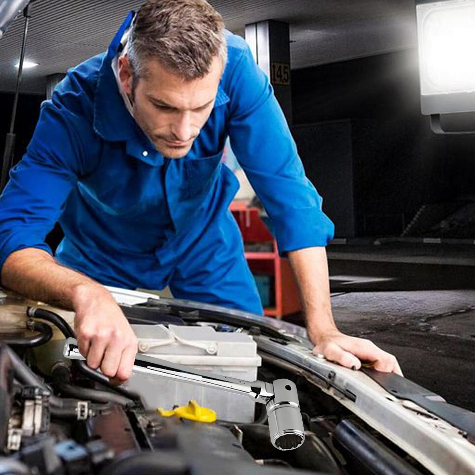 Scaffold Tools 12 Point Scaffold Ratchet Ergonomic Handle Ratcheting Adjustable Lightweight Spanner Attachment For Herramientas CHINA