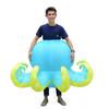 Half-body Octopus Inflatable Costume, for Adults
