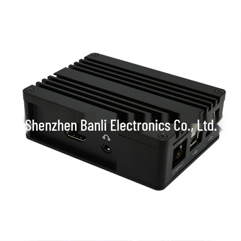 Aluminum Alloy Case for Raspberry Pi 3B+/4B with Fan-Compatible Cooling