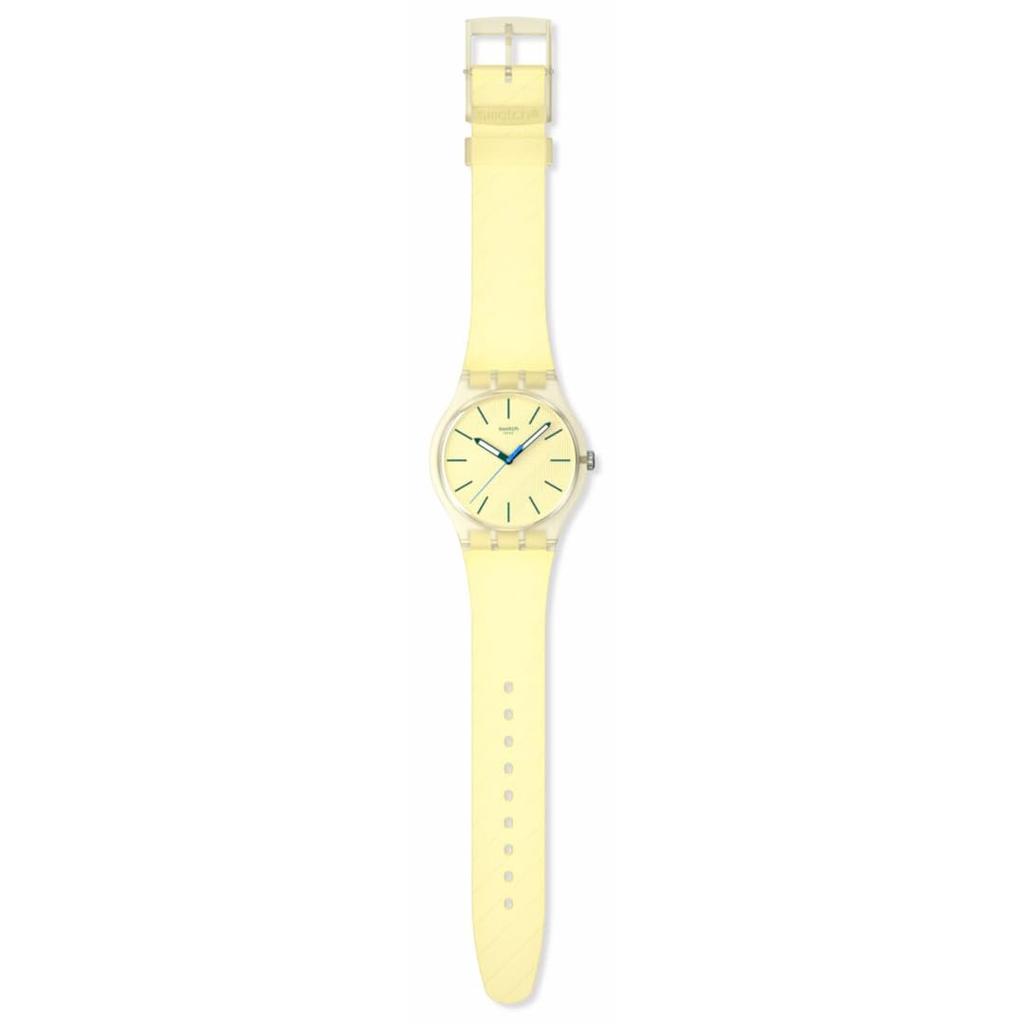 Zegarek Swatch Citrus Tilt Żółty, SO29J102,