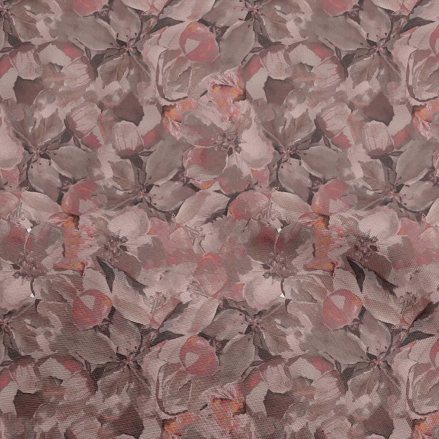 

OneOone Бавовняний поплін, блакитна тканина, абстрактні квіткові швейні ремісничі проекти, принти на тканині, 42 дюйми 42 Inch Wide - Viscose Chiffon червоний