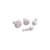 4pcs Flowers Shaped Cookie Cutters Plastic Plum Mold Pastry Daisy Cake Plungers  Kitchen