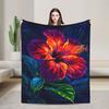 Bright Printedflannelblanket Suitable Forbedrooms,cars,outdoors,sofas,travel,offices,camping,perfectgifts,travelpolyesterflannel