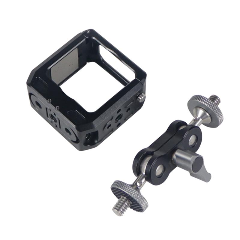 For Action 2 Action Camera Protective Frame Aluminum Alloy  Cage Cold Shoe For Action 2 Action Camera Accessories
