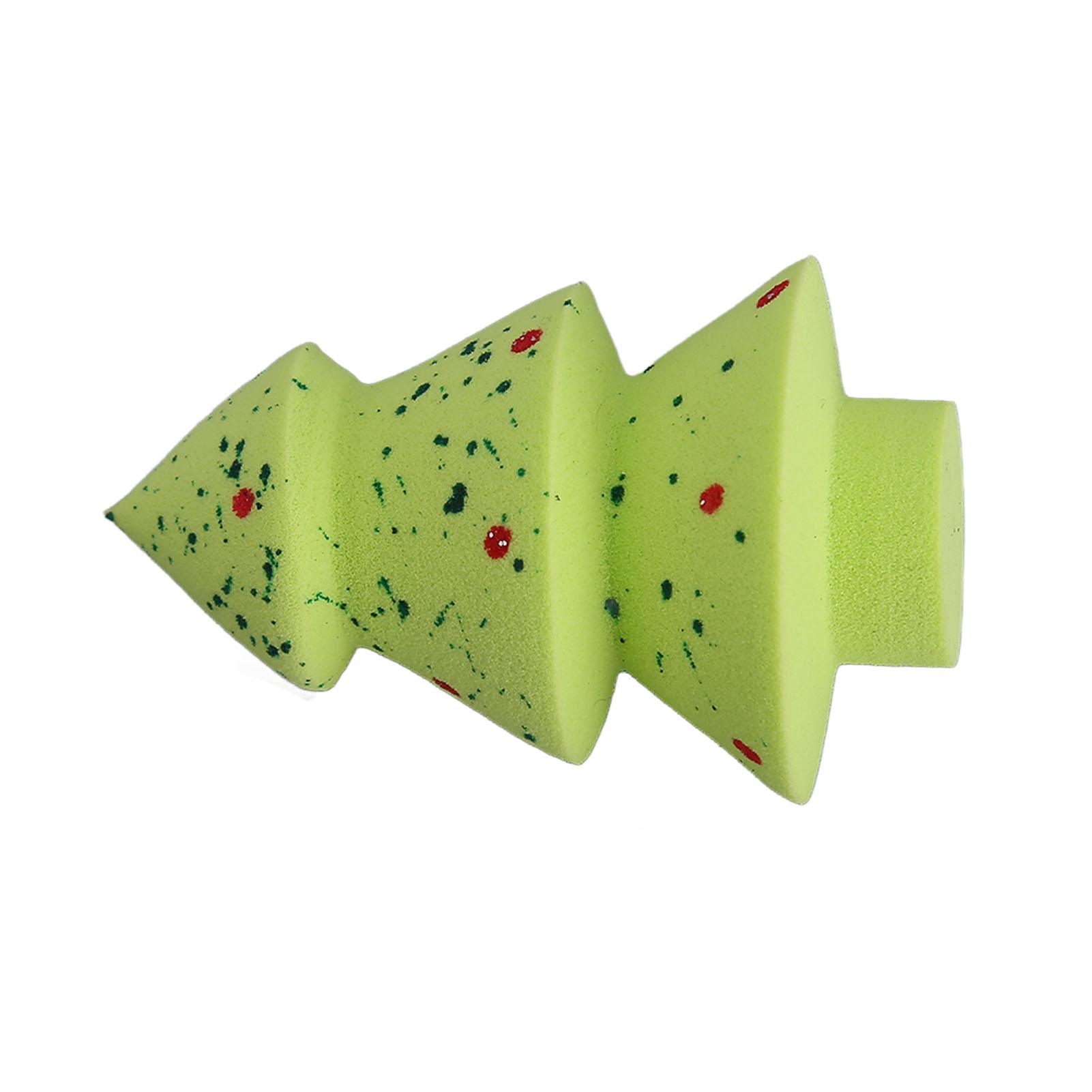 

Powder Puff Green Christmas Tree Sequin Breathable Makeup Powder Puff for Cosmetic Dating