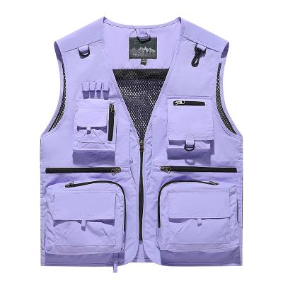 Pánská outdoorová bunda, Ležérní prodyšná bunda, Rychleschnoucí pracovní bunda, Sportovní bunda bez rukávů
