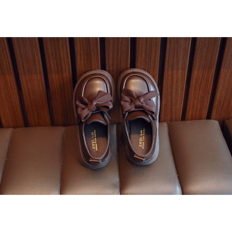 Dětské boty Dětské princeznovské boty Dívčí kožené boty Nové kojenecké boty Jarní dětské mašličkové jednobotky