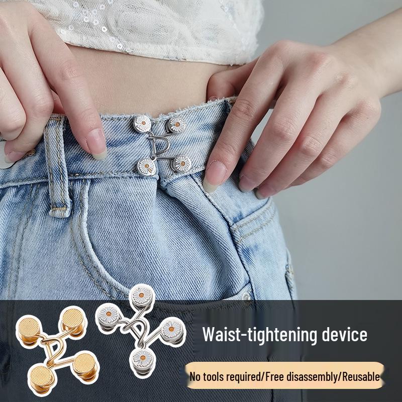 Verstellbare Unsichtbare Taillenformende Jeansknöpfe für Perfekte Passform und Sichere Änderung