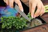 SZKLANA DESKA DO KROEJNIA 30x22 MOTYL