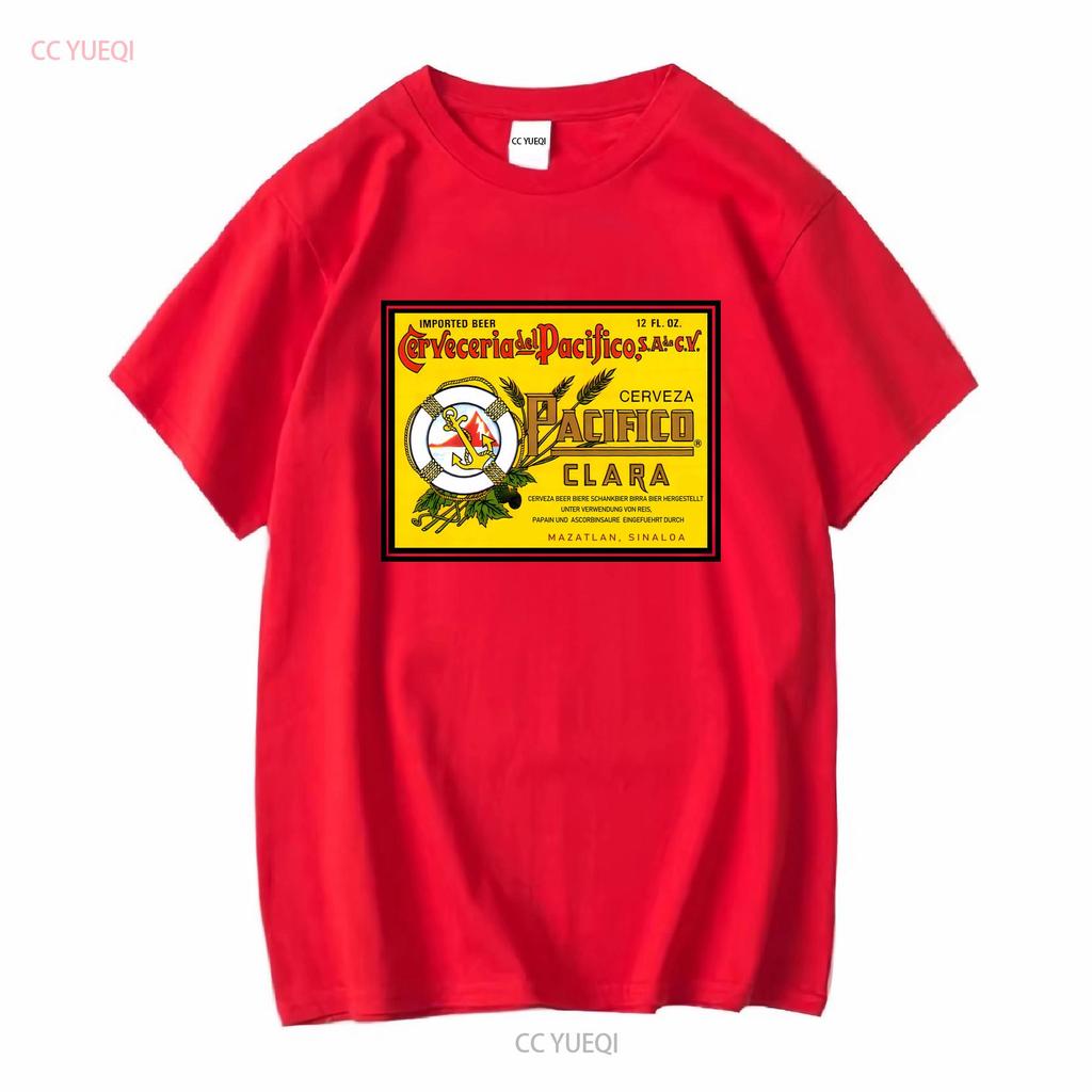 Pacifico Clara Cerveza T Shirt Beer Cabo San Lucas Tourist Anchor Sz Large Lager Vintage Washed Comfortable Streetwear Soft