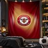 Wall Hanging Tapestry Brentford Football Print Cloth for Living Room Bedroom Home Decor