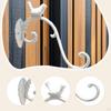 Hanging Flower Pot Plant Hook Bird Feeder Hanger Decorative Wall Mounted for Fence