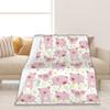 GUOYU Blanket Blanket Japanese Style Cute Pink Sushi Rolls Blankets Warm Lightweight Throw Blanket AllSeason for Couch Bed Man Women Girl
